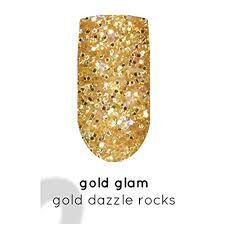 Gelegance Gold glam- gold dazzle rocks  15ml -Gel Polish (46)  esmaltado semi-permanente