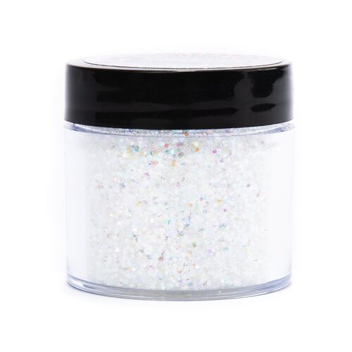 Purpurina Dazzle Rocks ShimmeringStars White Glitter 28g (Blanco)