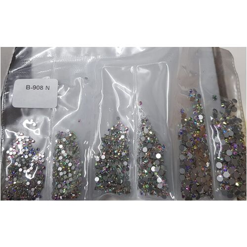 Crystal Nail Stone - Kit Light Multicolor